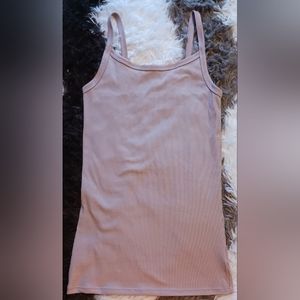NO BOundaries, size XS, Nude knit tank top.